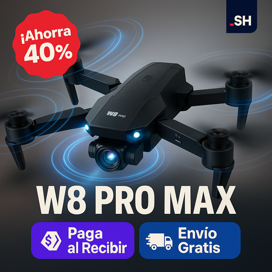Dron con doble cámara 4K + Maletín Gratis